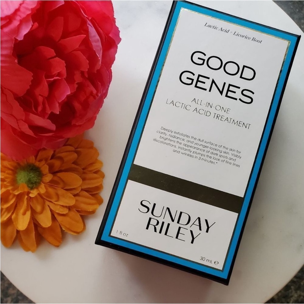 NEW IN BOX Sunday Riley Good Genes All-in-One Lactic Acid Treatment Serum 1FL OZ